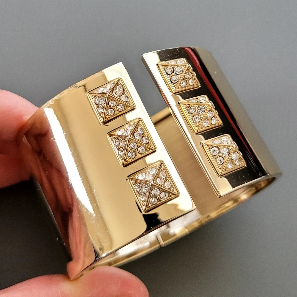 Gold tone Victoria's Secret Cuff Bracelet